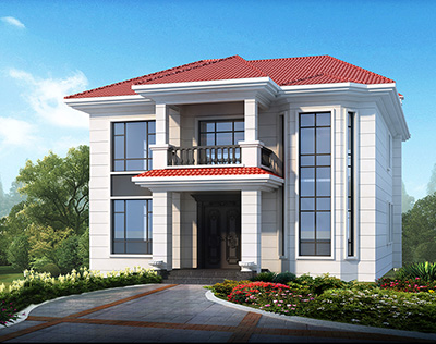 二層簡歐別墅設(shè)計圖紙 復(fù)式客廳BZ2662-簡歐風(fēng)格